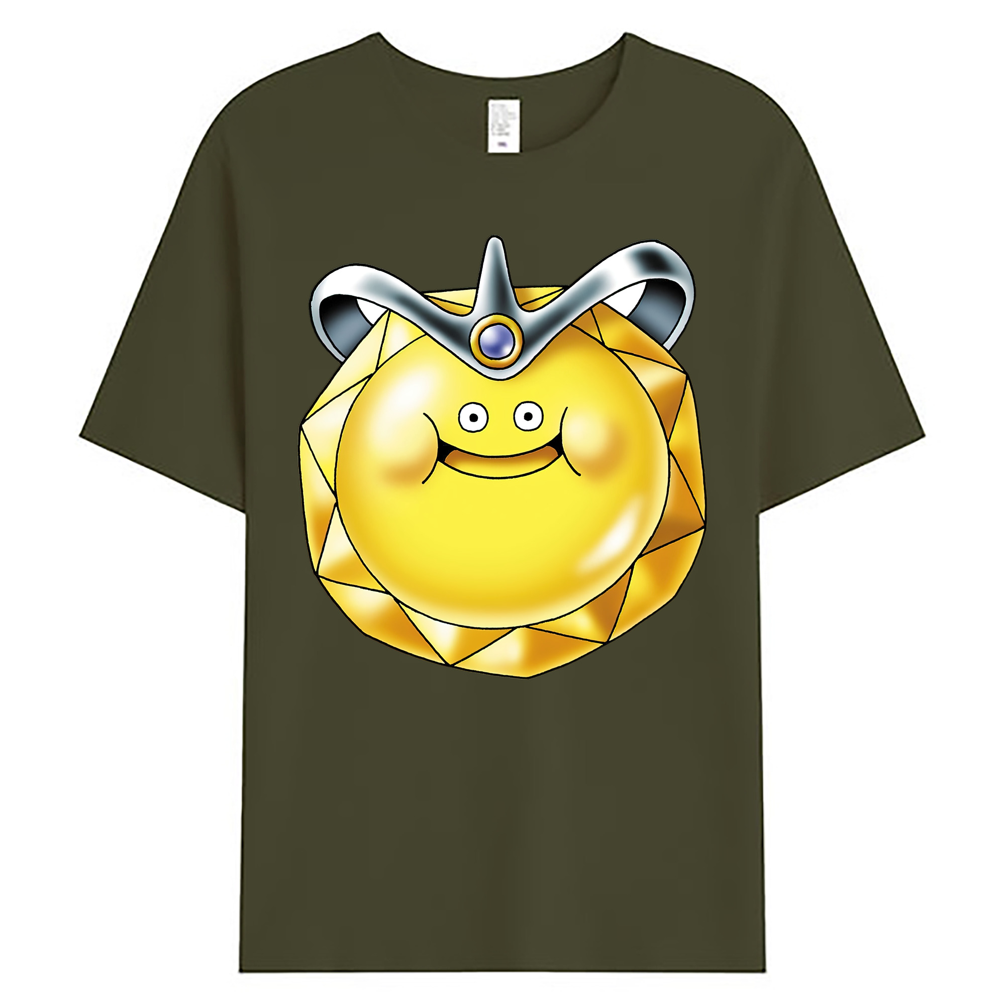 （画像用） ドラゴンクエスト Doragon Kuesuto Dragon Quest 綿100％ メンズ半袖Tシャツ｜肌触りやわらか＆通気性
